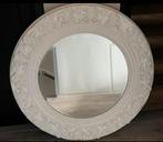 Ronde bewerkte spiegel, 100 tot 150 cm, Rond, Ophalen of Verzenden, Zo goed als nieuw