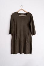 Faux Suède Jurk Costes Maat M, Kleding | Dames, Jurken, Maat 38/40 (M), Bruin, Ophalen of Verzenden, Knielengte