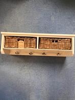 Kapstok met mandjes en haken, Gebruikt, Minder dan 100 cm, Hout, Ophalen