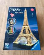 Eiffeltoren 3d puzzel Night edition met licht Ravensburger, Hobby en Vrije tijd, Denksport en Puzzels, Ophalen of Verzenden, Minder dan 500 stukjes