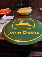 Super mooi groot emaile bord   40  cm John Deere, Verzamelen, Merken en Reclamevoorwerpen, Ophalen of Verzenden, Zo goed als nieuw
