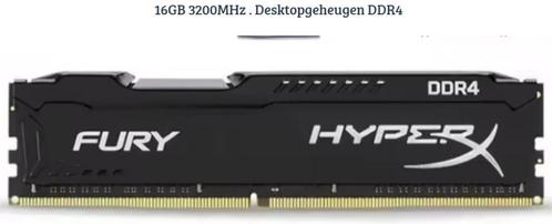 16GB 3200MHz . Desktopgeheugen DDR4, Computers en Software, RAM geheugen, Nieuw, Desktop, 16 GB, DDR, Ophalen of Verzenden
