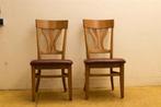 4 stuks Eetkamerstoelen 45694, Huis en Inrichting, Stoelen, Ophalen of Verzenden, Gebruikt, Bruin, Vijf, Zes of meer stoelen