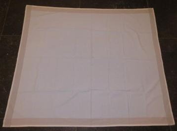 Vintage tafelkleed lichtblauw met lichtgrijs 130 x 140 cm beschikbaar voor biedingen