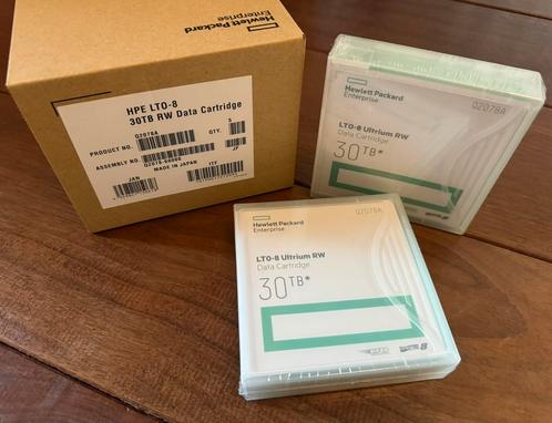 50+ x HP LTO8 Ultrium 8 30TB tapes, nieuw gesealed, Computers en Software, Beschrijfbare discs, Nieuw, Overige typen, Herschrijfbaar