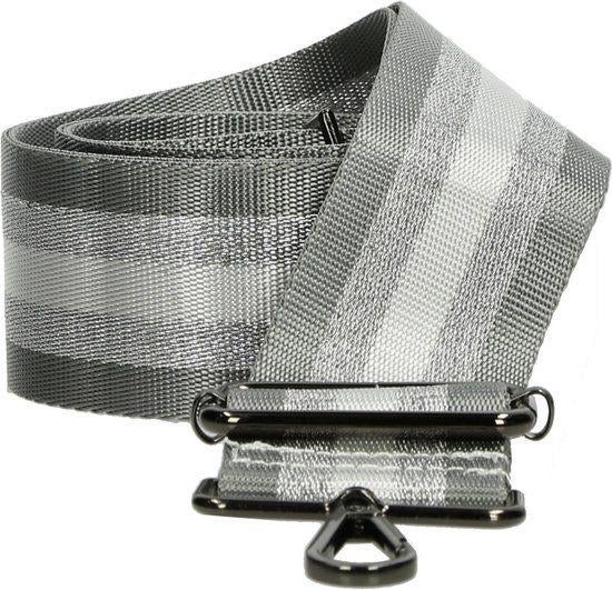 Bag strap - tassenriem -schouderband/riem - grijs/gl/zilver., Overige typen, Nieuw, Ophalen of Verzenden, 7204gh