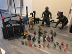 Een grote set Dinosaurussen in verschillende maten en kooi, Ophalen of Verzenden, Zo goed als nieuw