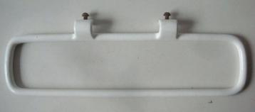 Handdoekenrek voor onder een art deco wasbak, emaille/ijzer beschikbaar voor biedingen