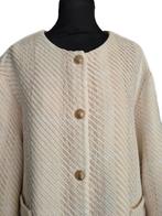 H&M beige tweed jasje, H&M, Beige, Maat 46/48 (XL) of groter, Nieuw