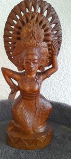 houtsnijwerk Bali kebyar danseres 24 cm, Verzenden