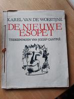 Karel van de Woestijne DE NIEUWE ESOPET / Jozef Cantré, Boeken, Grafische vormgeving, Ophalen of Verzenden, Zo goed als nieuw