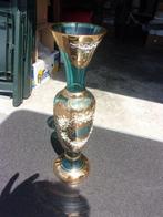 vintage vaas, Ophalen, Blauw, Minder dan 50 cm, Glas