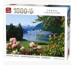 King puzzel, travel collection 'cruiseboat Hardingerfjord No, Ophalen, 500 t/m 1500 stukjes, Zo goed als nieuw, Legpuzzel