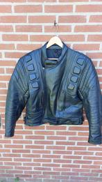 Leren vintage motorjack zwart leer XXL - stoer jack, Ophalen of Verzenden, Tweedehands, Heren, Jas | leer