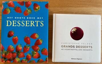Twee boeken Grands Desserts beschikbaar voor biedingen