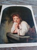 meisje in het venster Rembrandt, Ophalen of Verzenden