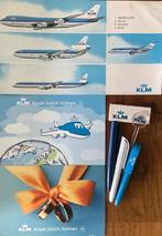 KLM Boek kaart lucifer roerstaafje balpen, Verzamelen, Overige typen, Ophalen of Verzenden, Zo goed als nieuw