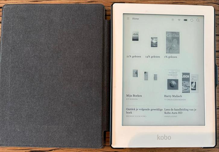 Kobo Aura HD E-reader - Gebruikt maar goede staat!, Computers en Software, E-readers, Gebruikt, 7 inch, 4 GB of minder, Touchscreen