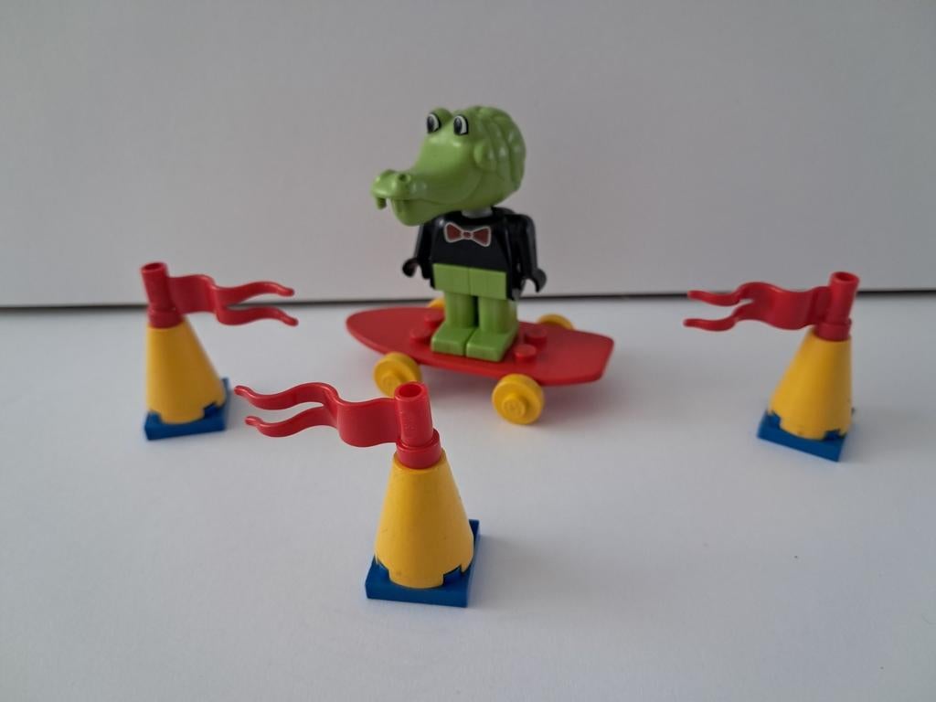 Lego Fabuland 3721 - Clive Crocodile on his skateboard, Ophalen of Verzenden, Gebruikt, Jongen of Meisje