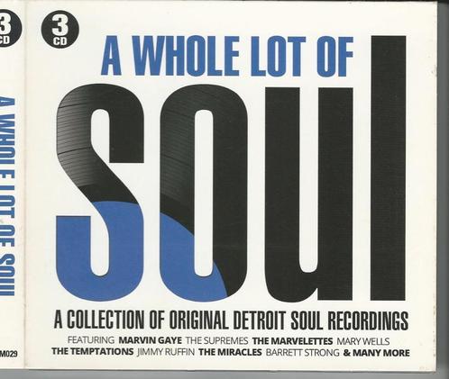 A Whole Lot Of Soul - Collection original Detroit=3cd = 6,99, Cd's en Dvd's, Cd's | R&B en Soul, Zo goed als nieuw, Soul of Nu Soul