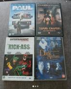 Paul, kick-ass, jeepers creepers & dark asylum DVD's, Vanaf 12 jaar, Ophalen of Verzenden, Gebruikt, Overige genres
