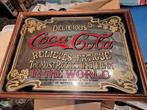 Coca-Cola spiegel, Antiek en Kunst, Ophalen, Rechthoekig, 50 tot 100 cm