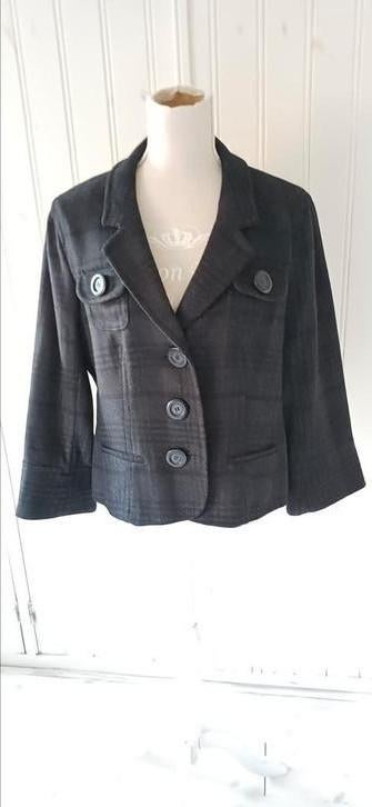 Prachtig ruiten jasje van Gerard Darel      maat 46, Gerard Darel, Verzenden, Maat 46/48 (XL) of groter, Zo goed als nieuw