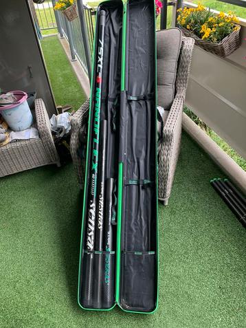 Sensas Power Match Nanoflex 4G 75 XL-S + hardcase foedraal beschikbaar voor biedingen