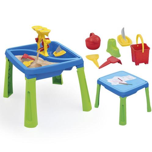 Zand/Watertafel met Tekentafel Blauw/Groen, Doe-het-zelf en Verbouw, Tekentafels, Nieuw, Minder dan 130 cm, Ophalen of Verzenden