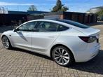 Tesla Model 3 2019 Long Range Parelmoer wit met trekhaak., Automaat, 27 €/maand, 1831 kg, Wit