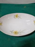 Schaal vintage met gele bloemen edelstein, Huis en Inrichting, Ophalen of Verzenden, 'T Olde Gre-j, Info@toldegrej.nl, Endepoelstraat 20f Didam