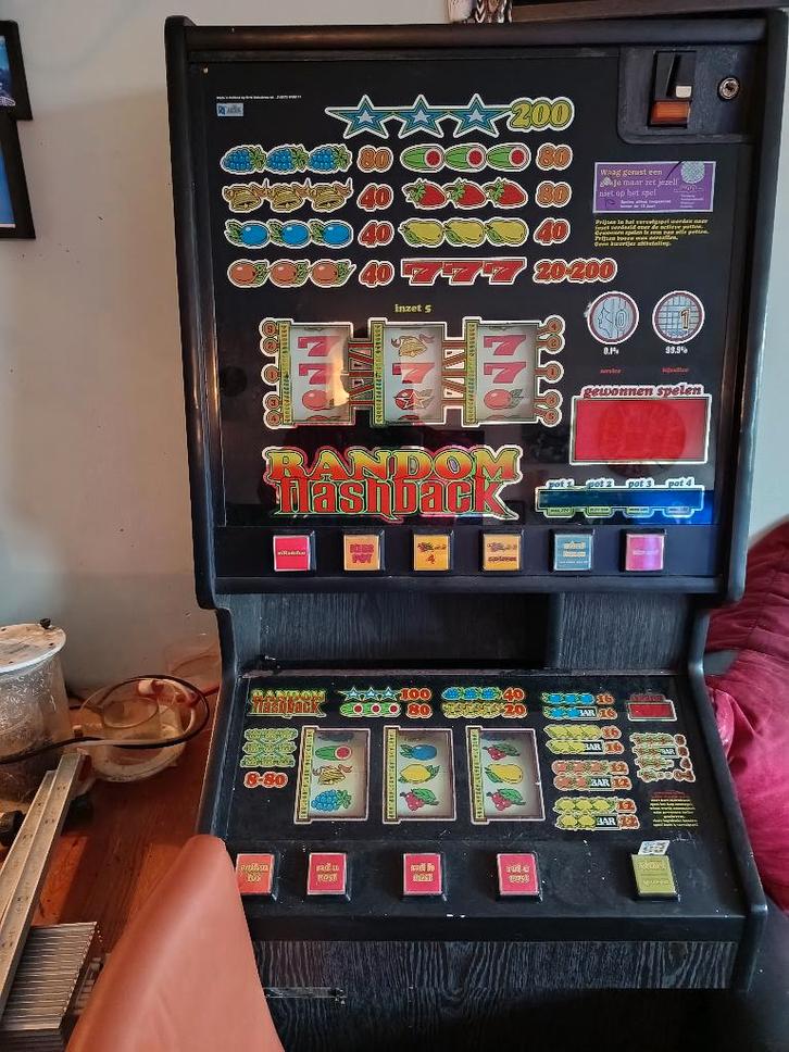 Gokkast random cashback alles werkt, Verzamelen, Automaten | Gokkasten en Fruitautomaten, Gebruikt, Euro, Ophalen
