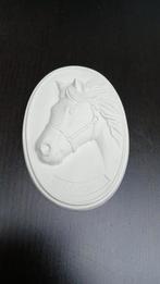Gipsreliëf Haflingerpaard, Ophalen of Verzenden, Zo goed als nieuw, Paard, Beeldje of Figuurtje