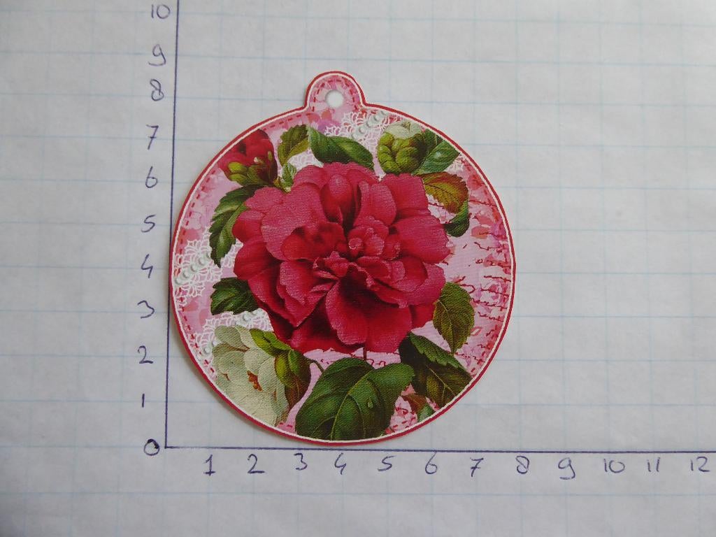 nr. 444 - uitgeknipt 3d plaatje, Hobby en Vrije tijd, Kaarten | Zelf maken, Ophalen of Verzenden, Nieuw, Overige thema's, Knipvel