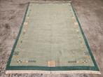 Handgeknoopt oosters wol Contemporary tapijt green 192x295cm, Huis en Inrichting, Stoffering | Tapijten en Kleden, Persian Perzisch vintage oosters hype