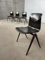 Galvanitas s22 thur op seat stoelen vintage stoel zwart 1960, Huis en Inrichting, Stoelen, Ophalen of Verzenden, Zwart