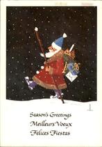 kerstman in sneeuw, Herbert Hoffmann, Ophalen of Verzenden, 1980 tot heden, Gelopen, Feest(dag)