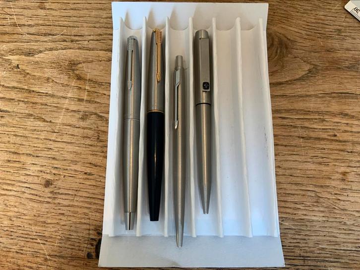 Vintage Parker Vulpen 45 Flighter Jotter Vector, Verzamelen, Pennenverzamelingen, Zo goed als nieuw, Vulpen, Parker, Ophalen of Verzenden