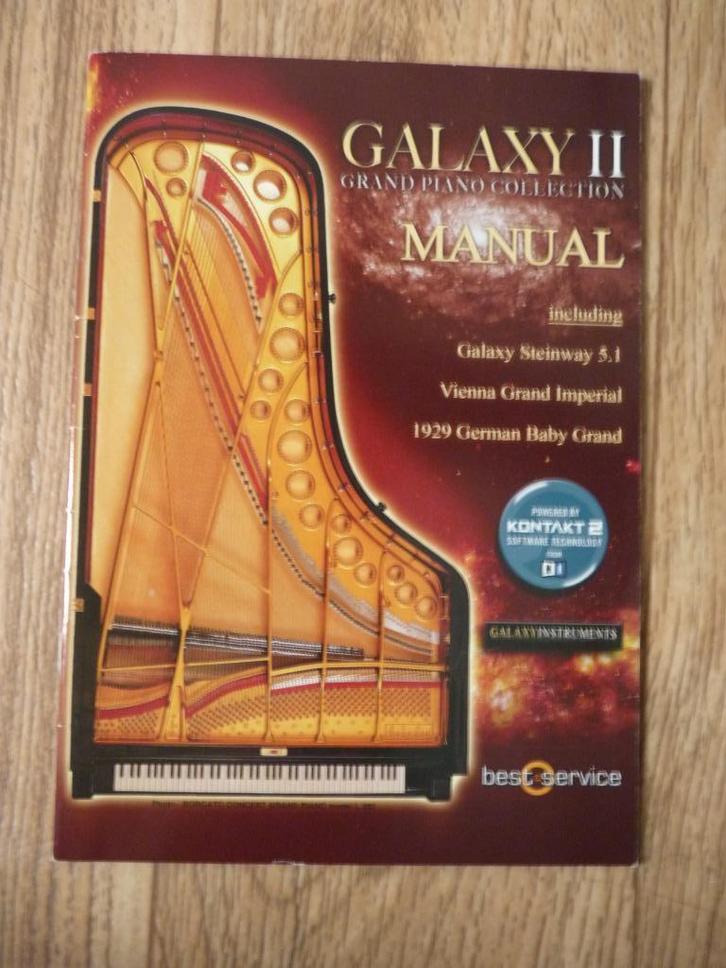 Excellente Piano-Libraries, VST-muzieksoftware oa. Galaxy-II, Muziek en Instrumenten, Synthesizers, Zo goed als nieuw, 88 toetsen