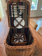 Vintage Picknickmand Compleet, Ophalen, Zo goed als nieuw
