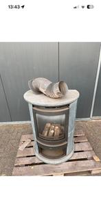 Speksteenkachel, Huis en Inrichting, Kachels, Ophalen, Gebruikt, Gas, Vrijstaand