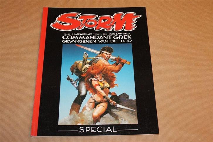 Commandant Grek [Storm Special] [1e Druk 1984], Boeken, Stripboeken, Gelezen, Eén stripboek, Ophalen of Verzenden