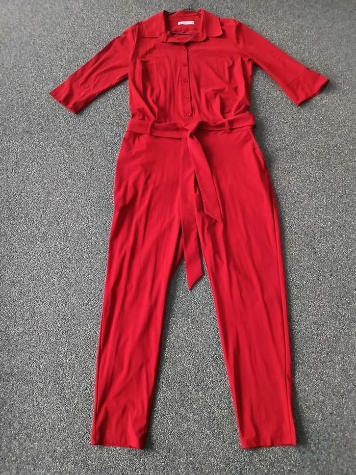 Studio Anneloes Jumpsuit Rood XXL - Kerst!, Kleding | Dames, Jumpsuits, Zo goed als nieuw, Maat 46/48 (XL) of groter, Rood, Verzenden