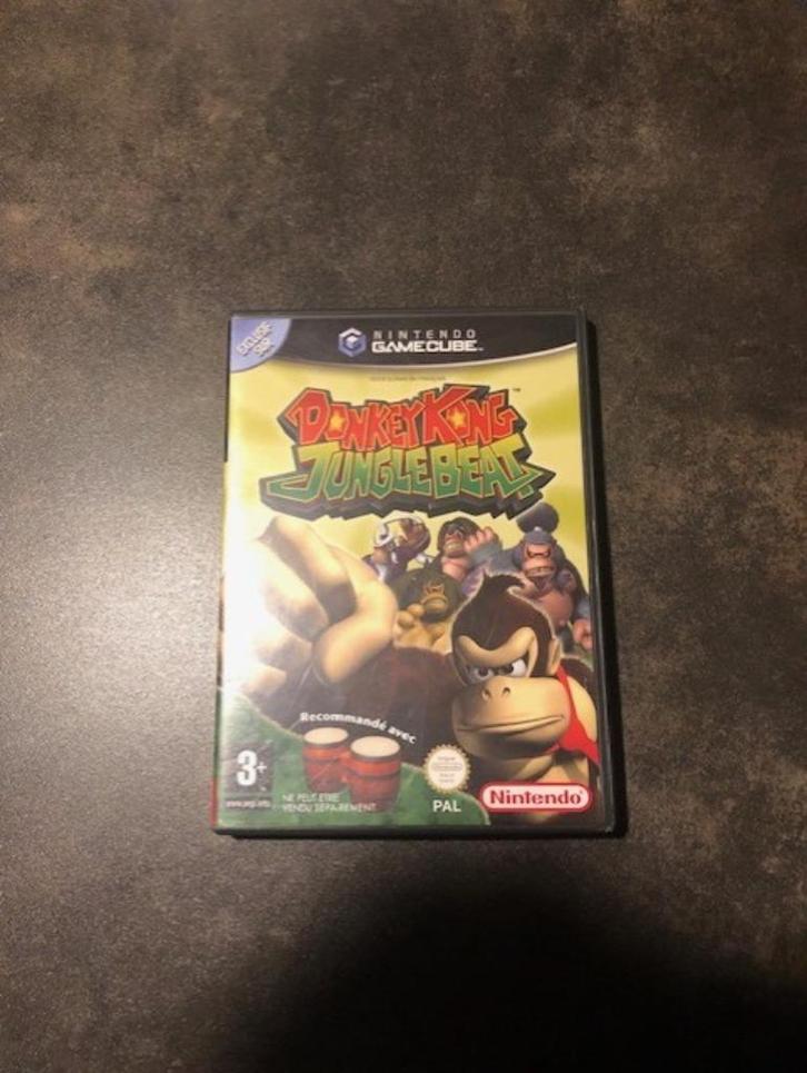 DONKEY KONG JUNGLE BEAT voor Nintendo Gamecube te koop!, Spelcomputers en Games, Games | Nintendo GameCube, Gebruikt, Avontuur en Actie