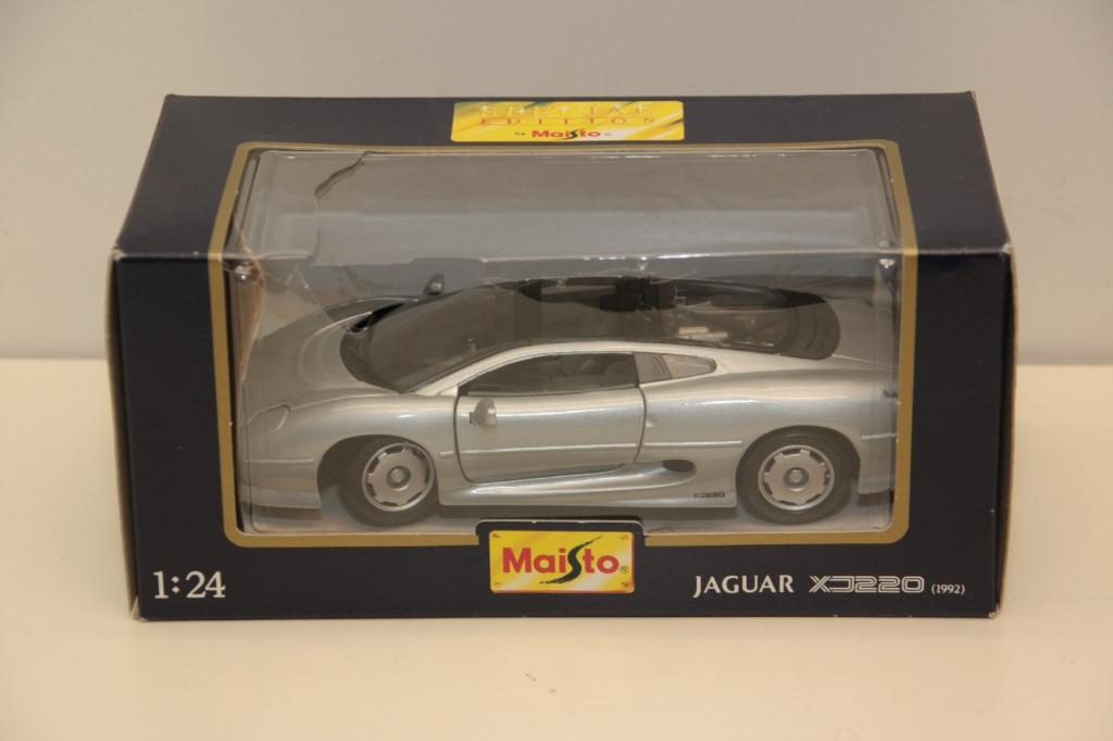Jaguar XJ 220 1992, zilvergrijs (schaal 1:24). Nieuw.Maisto, Hobby en Vrije tijd, Modelauto's | 1:24, Ophalen of Verzenden, Nieuw