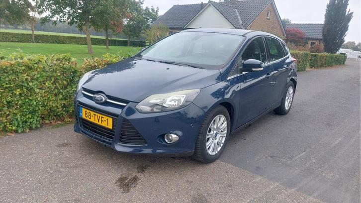 Ford Focus 1.0 EcoBoost Lease Titanium CLIMA/NAVI BJ 2012, Auto diversen, Schadeauto's, Ford, Handgeschakeld, Benzine, Hatchback
