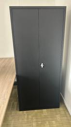 Metalen kast archief zwart 2 stuks, Huis en Inrichting, Kasten | Roldeurkasten en Archiefkasten, Ophalen, 50 tot 100 cm, Zo goed als nieuw