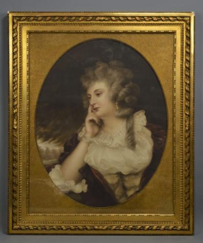 Portret van een jonge vrouw, Antiek en Kunst, Kunst | Tekeningen en Foto's, Ophalen