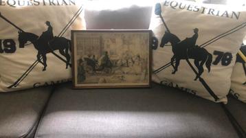 Antieke Anton Pieck Prent beschikbaar voor biedingen