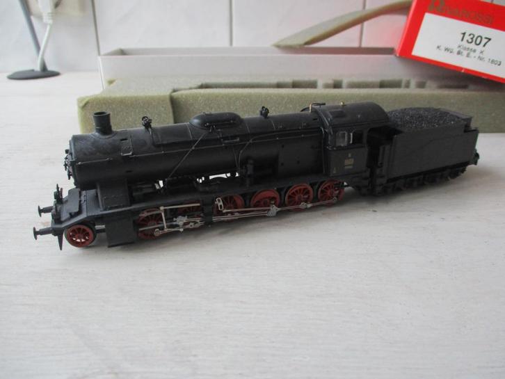 Rivarossi Stoomlok K.Wü.St. E 1803 no 1307, Hobby en Vrije tijd, Modeltreinen | H0, Zo goed als nieuw, Locomotief, Gelijkstroom